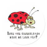 Does This Exoskeleton...? Round Stickers
