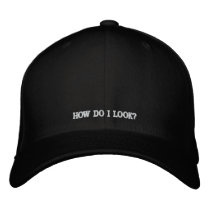 DOES THIS HAT MAKE ME LOOK FAT? - HAT embroidered hats