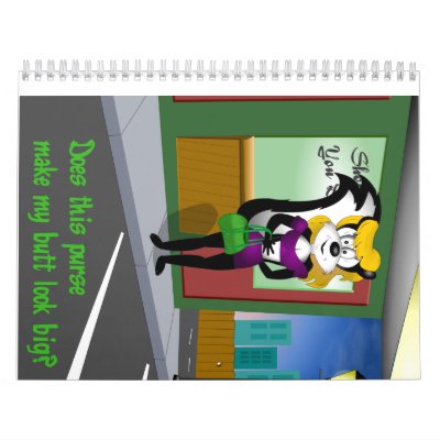 Does this... Skunk Journal Wall Calendars by ChiaPetRescue