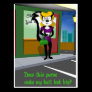 Does this... Skunk Postcard