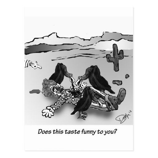 Does this taste funny to you? postcard Zazzle