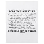 Does Your Signature Resemble Any Of These? Personalized Flyer