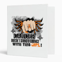 Doesn't Stand A Chance Leukemia Vinyl Binders