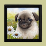 Dog 114 Puppy Pug Gift Keepsake box gift boxes