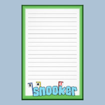 Dog Agility Snooker Stationery stationery