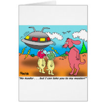 DOG ALIENS GREETING CARDS