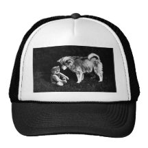 Dog and a Bear Trucker Hat