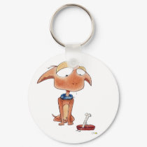Dog and bone key chain keychains by jsoh Dog and bone key chain keychains