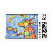 Dog and Bones Stamps