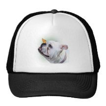 Dog and Butterfly Trucker Hat
