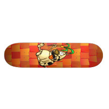 Dog and Carrot Skate Board Decks