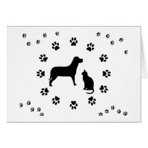 Dog and Cat Card