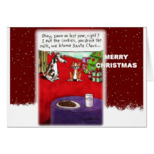 Dog and Cat Cookie Thieves Card