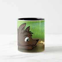 Dog and Duck Mug