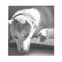 Dog and Guinea Pig Notepad