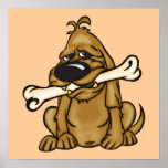 Dog and His Bone posters