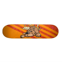 Dog and Skeleton Bones Skate Boards