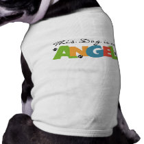 Dog Angel Tshirt pet clothing by petclothes Dog Angel Tshirt pet clothing