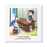 Dog Applies for a Loan magnets