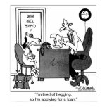 Dog Applies for a Loan posters