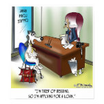 Dog Applies for a Loan posters