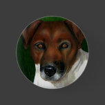 Dog Art - Jack Russell Terrier - Otis Pinback Buttons