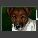 Dog Art - Jack Russell Terrier - Otis Greeting Card