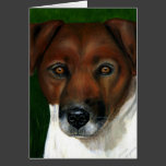Dog Art - Jack Russell Terrier - Otis Card