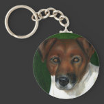 Dog Art - Jack Russell Terrier - Otis Keychains