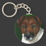 Dog Art - Jack Russell Terrier - Otis Keychains