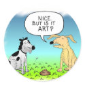 Dog Art Sticker