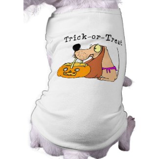 Dog Art Trick-or-Treat petshirt