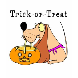Dog Art Trick-or-Treat T Shirt shirt