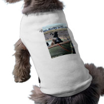 Dog at sea, "Run away with me!", coat pet clothing by dottyjo Dog at sea, "Run away with me!", coat pet clothing