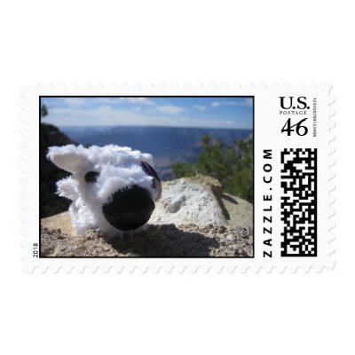 Dog at the Canyon Stamps by PinkCollarDesign