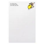Dog Attacks Balloon Stationery Paper