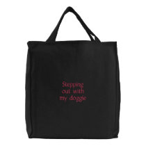 DOG - BAG embroidered bags