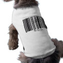 Dog Barcode pet clothing