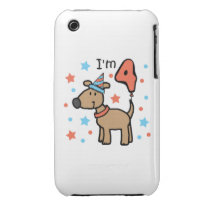 Dog Birthday Four Iphone 3 Case-mate Cases