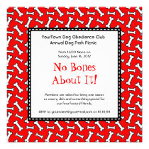 Dog Birthday Party, Doggie Picnic in Park Personalized Invite