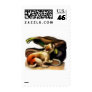 Dog bitting on large boot postage