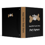 Dog Bone & Paw Print binders