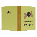 Dog Bone & Paw Print binders
