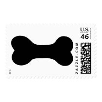 dog bone postage stamp