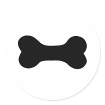 dog bone stickers