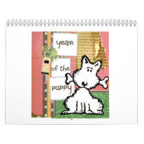 dog & bone year of the puppy calendar