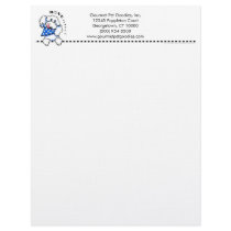 Dog Bones Bone Appetit! Gourmet Pet Foods Business Letterhead Design