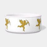 Dog Bowl Cupid Gold