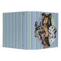 dog breeds notebook binders