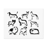 Dog Breeds Postcard